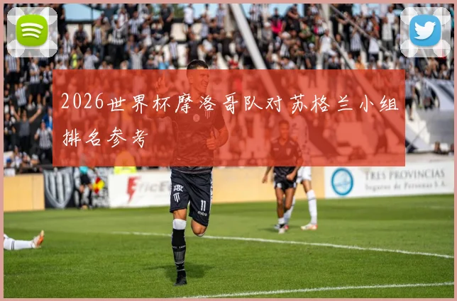 2026世界杯摩洛哥队对苏格兰小组排名参考